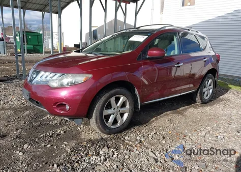 2010 Nissan Murano Sl из США, поврежденный, VIN JN8AZ1MW1AW125865
